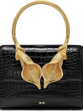 JW PEI Women's Astrid Calla Lily Metal Handle Top Handle Bag